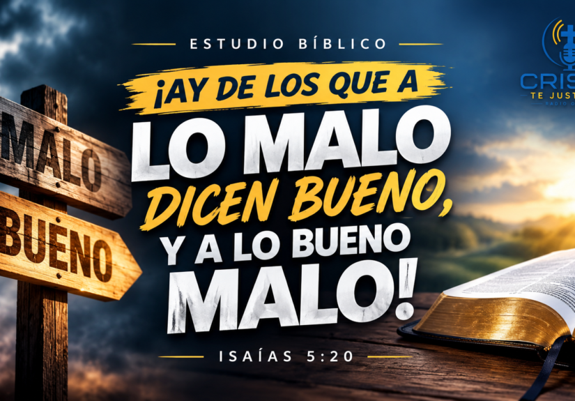 ¡Ay de los que llaman malo bueno!